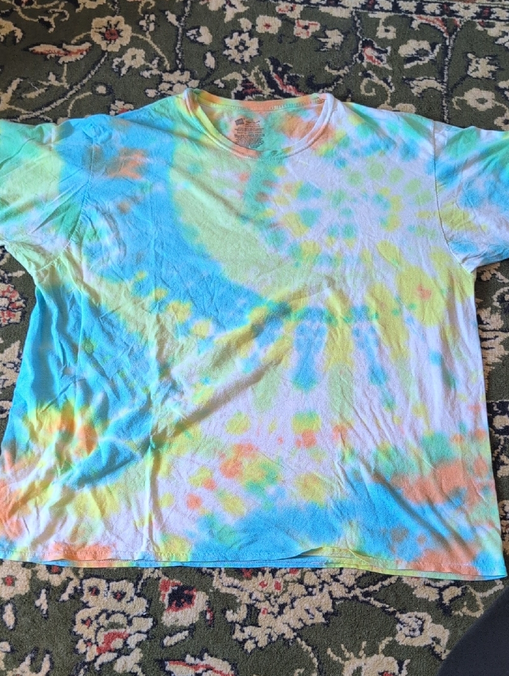 Summer Tie Dyed Cotton Tshirt